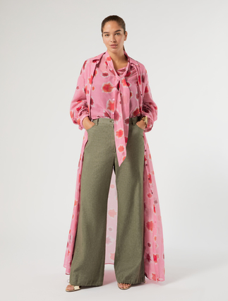 Chemise en soie et coton - ROSE - Marina Rinaldi - 2