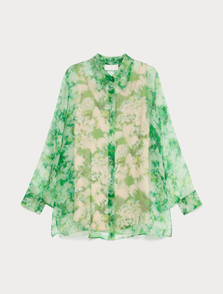 Camicia in organza di pura seta - Marina Rinaldi