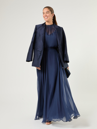 Pure silk chiffon blouse - Marina Rinaldi
