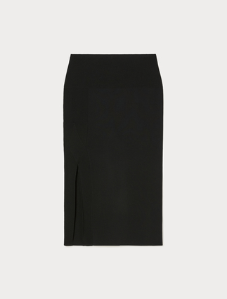 Viscose calf-length skirt - Marina Rinaldi
