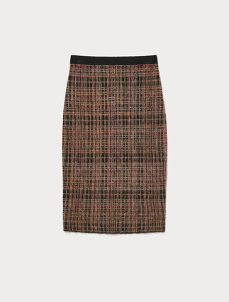 Jacquard mohair skirt - Marina Rinaldi