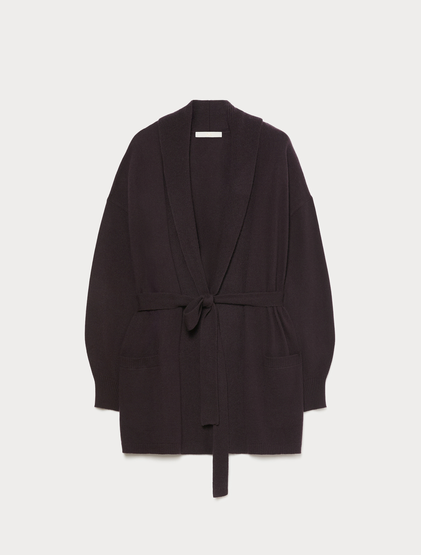 Cashmere cardigan - BROWN - Marina Rinaldi