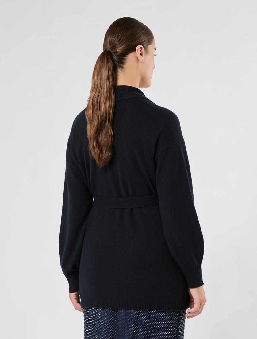 Cashmere cardigan - MIDNIGHTBLUE - Marina Rinaldi - 4