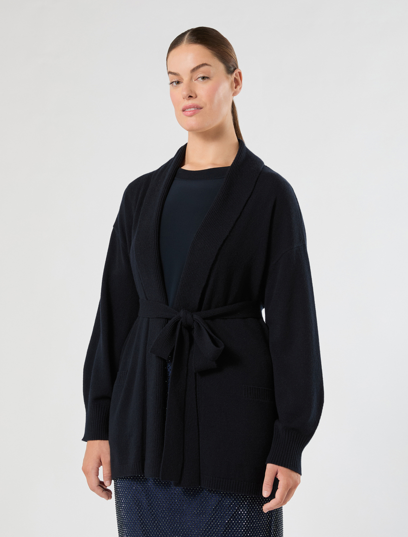 Cashmere cardigan - MIDNIGHTBLUE - Marina Rinaldi - 3