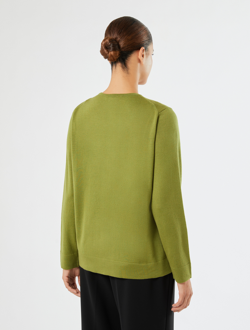 Wool cardigan - OLIVE GREEN - Marina Rinaldi - 4