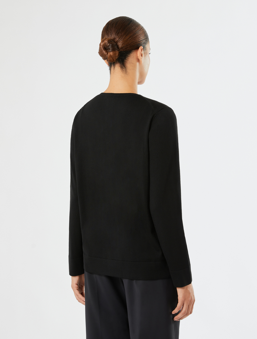 Wool cardigan - BLACK - Marina Rinaldi - 4