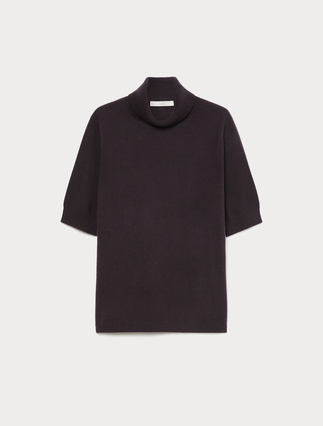 Cashmere polo-neck sweater - BROWN - Marina Rinaldi - 1