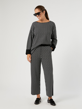Pullover aus seidenmatter Viskose - Marina Rinaldi
