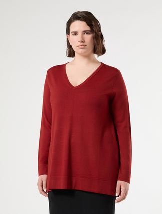 Wollpullover - ROT - Marina Rinaldi - 3