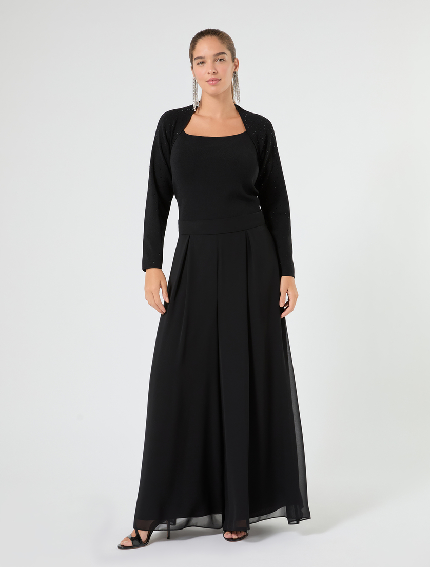 Embroidered viscose sweater - Marina Rinaldi