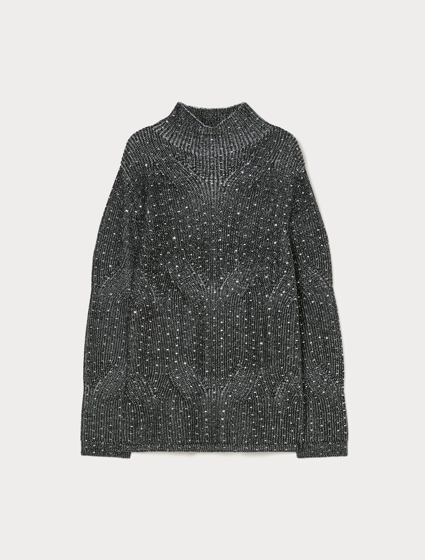 Pullover mit Strass - SCHWARZWEISS - Marina Rinaldi