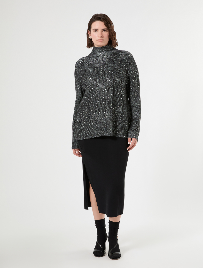 Pullover mit Strass - Marina Rinaldi