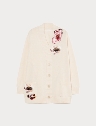 Embroidered cotton cardigan and top - Marina Rinaldi