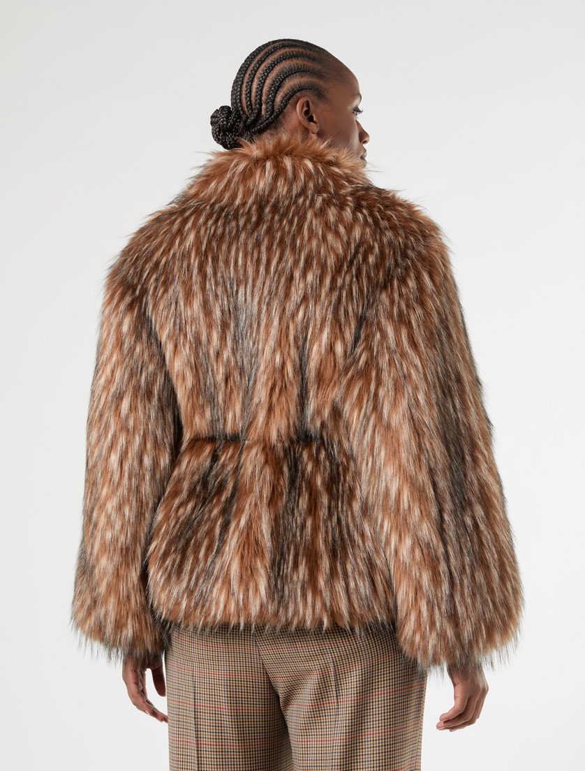 Chaqueta de textura suave - CAMEL - Marina Rinaldi - 4
