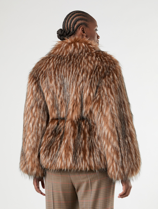 Chaqueta de textura suave - CAMEL - Marina Rinaldi - 4