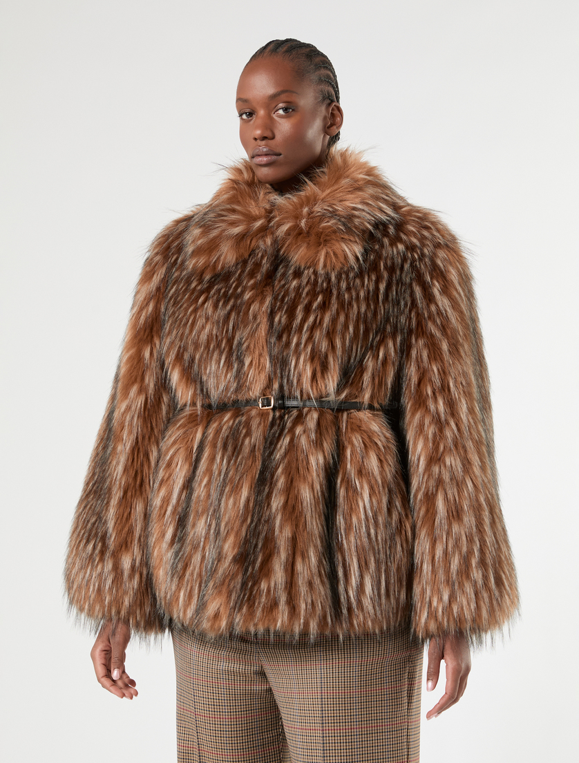 Chaqueta de textura suave - CAMEL - Marina Rinaldi - 3