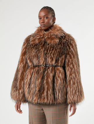 Chaqueta de textura suave - CAMEL - Marina Rinaldi - 3