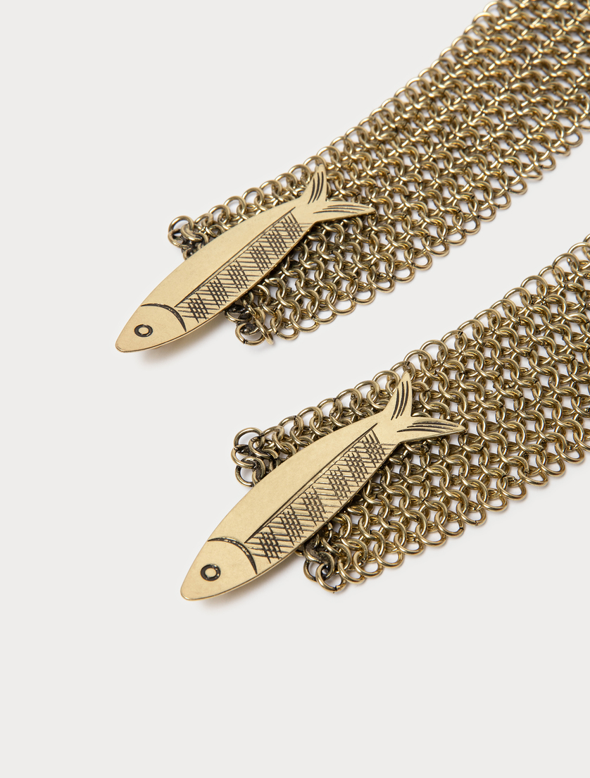 Metal mesh belt - GOLD - Marina Rinaldi - 2