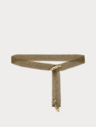 Metal mesh belt - GOLD - Marina Rinaldi - 1