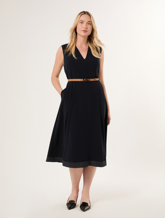 Leather belt - TOBACCO - Marina Rinaldi - 4