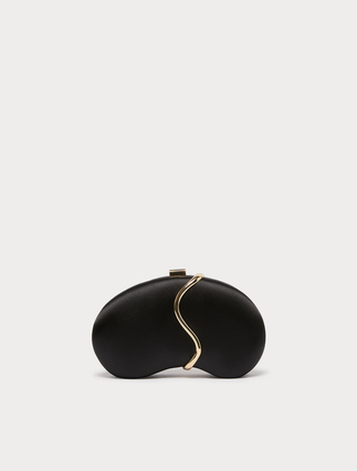 Satin clutch bag - BLACK - Marina Rinaldi - 3