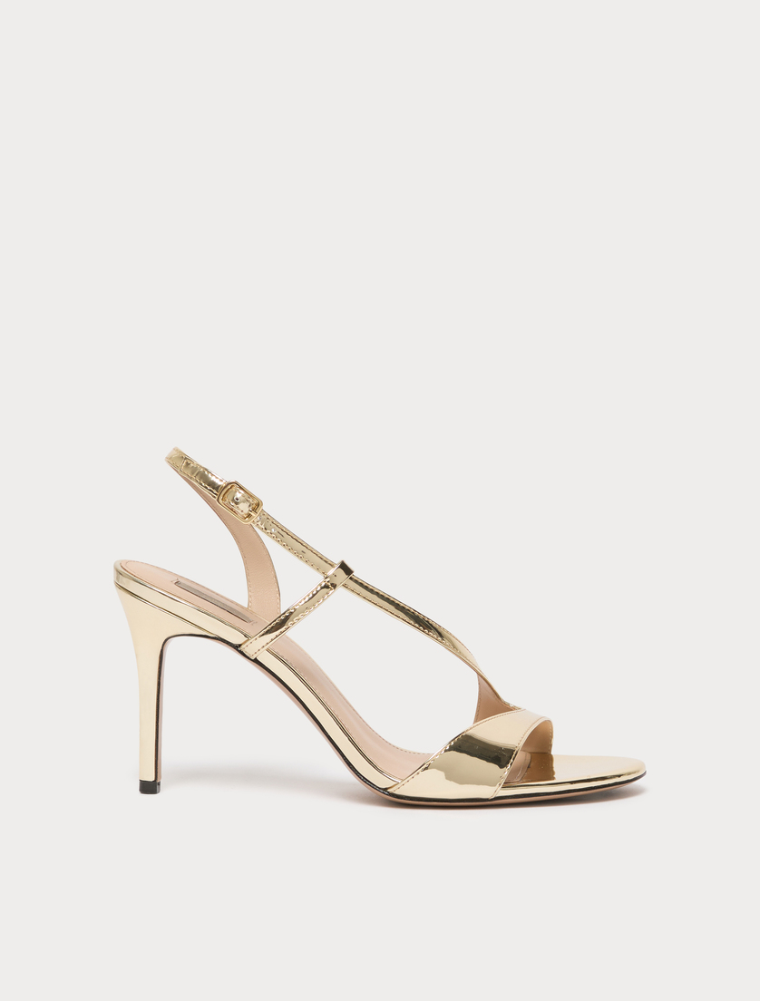 Mirror-look sandals - PLATINUM - Marina Rinaldi