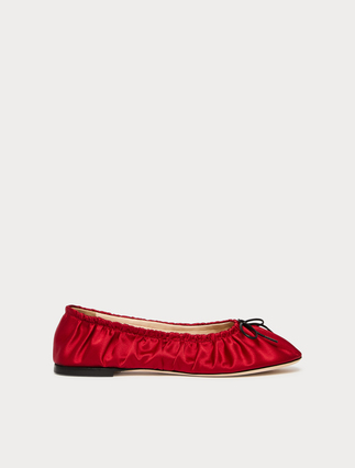 Satin ballet flats - Marina Rinaldi