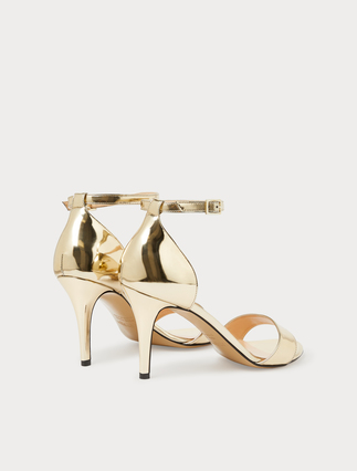 Sandalen in Spiegel-Optik - BEIGE GOLD - Marina Rinaldi - 3