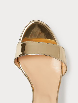 Sandalen in Spiegel-Optik - Marina Rinaldi
