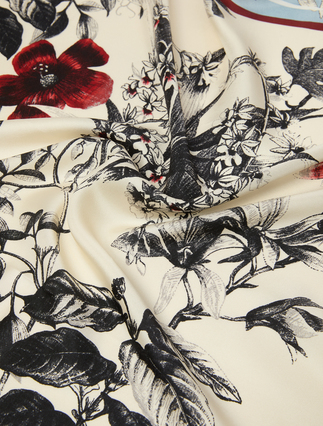 Silk twill scarf - LIGHT BLUE - Marina Rinaldi - 2