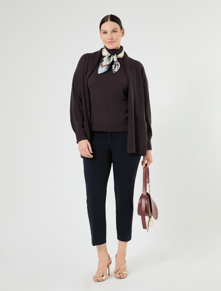 Silk twill scarf - LIGHT BLUE - Marina Rinaldi - 5