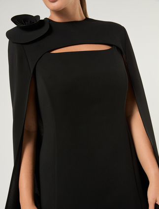 Long cady cloak - BLACK - Marina Rinaldi - 2
