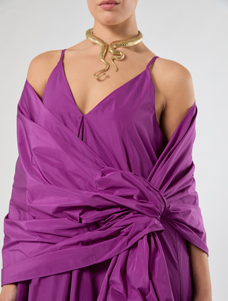Stola in taffetà - FUXIA VIOLA - Marina Rinaldi - 3