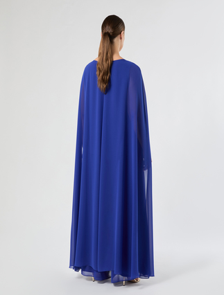 Cappa coprispalle in georgette - BLUETTE - Marina Rinaldi - 4