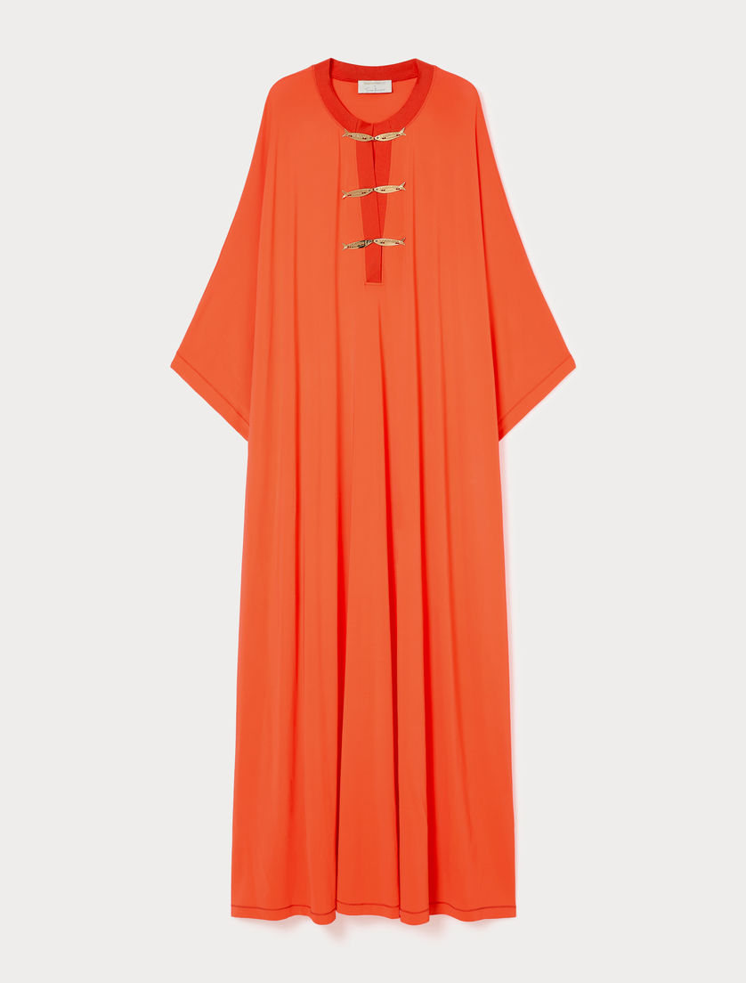 Kaftankleid aus Jersey - KORALLE - Marina Rinaldi