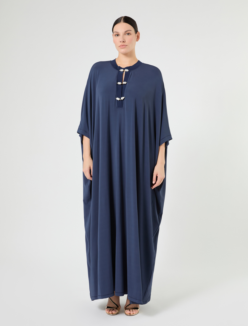 Kaftankleid aus Jersey - NACHTBLAU - Marina Rinaldi - 4