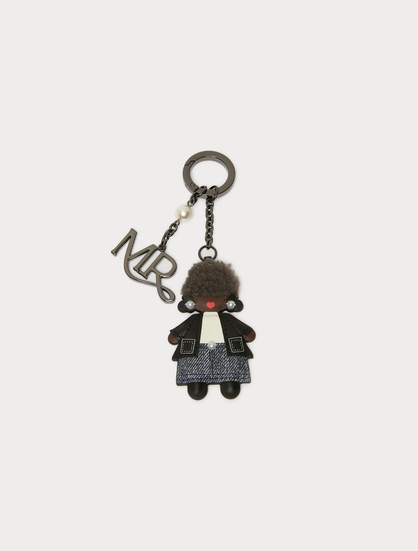 Branded keyring charms - NAVY - Marina Rinaldi