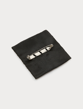 Rhinestone brooch set - BLACK - Marina Rinaldi - 3