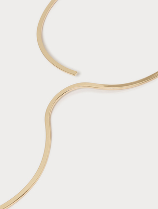 Wave necklace and earrings - GOLD - Marina Rinaldi - 2