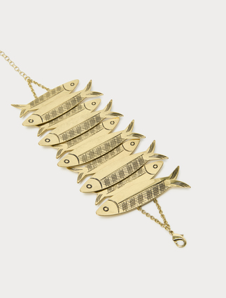 Metal fish necklace - GOLD - Marina Rinaldi - 2