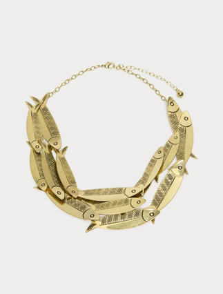 Metal fish bracelet - GOLD
