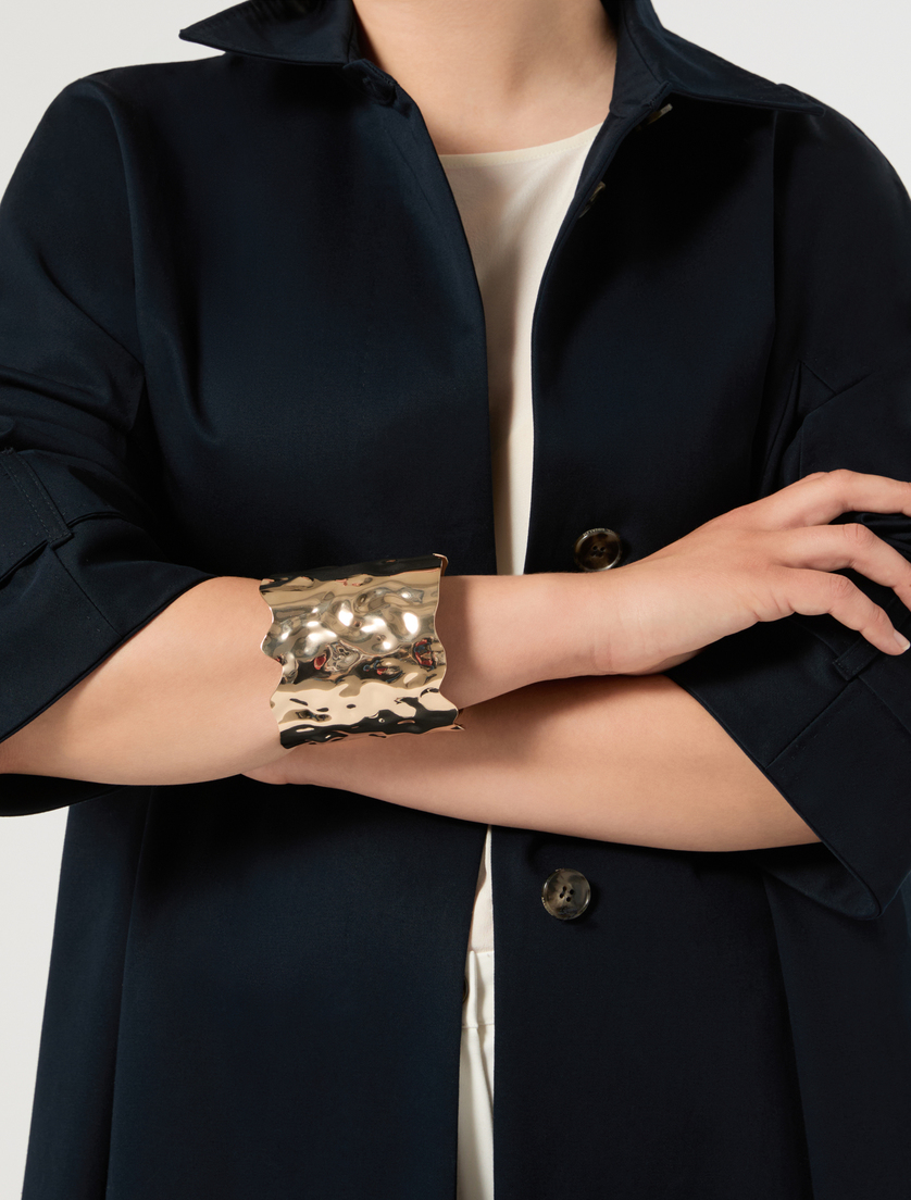 Hammered metal bracelet - GOLD - Marina Rinaldi - 3