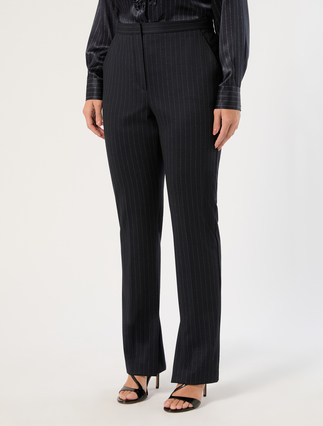 Jacquard jersey trousers - MIDNIGHTBLUE