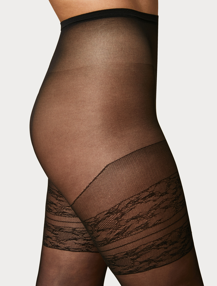 20 denier sheer tights - BLACK - Marina Rinaldi - 2