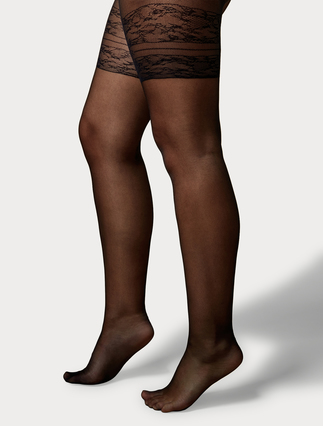 20 denier sheer tights - BLACK - Marina Rinaldi - 1