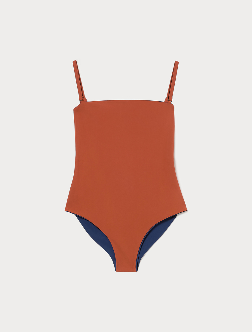 Reversible bikini - BRICK RED - Marina Rinaldi