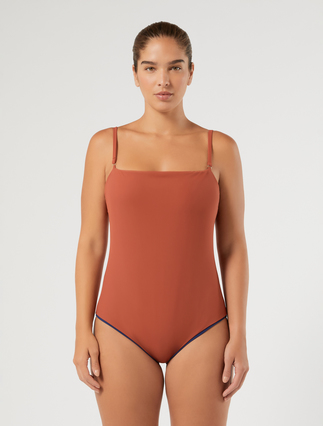 Reversible bikini - BRICK RED - Marina Rinaldi - 4