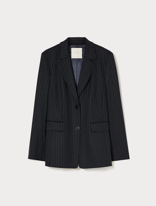 Jacquard jersey jacket - Marina Rinaldi