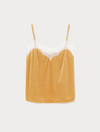 Velvet jersey top - Marina Rinaldi