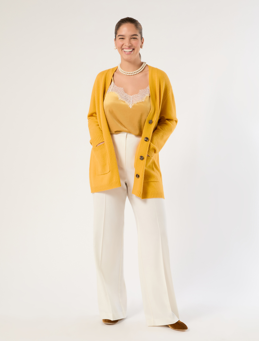 Velvet jersey top - Marina Rinaldi